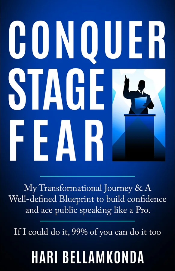 Cover of Conquer Stage Fear by Hari Bellamkonda